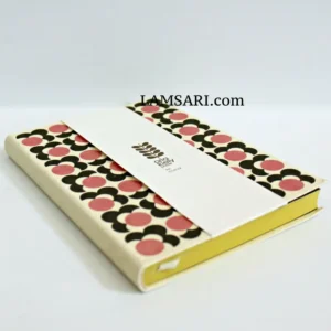 Orla Kiely 3D Flower Fabric Covered A6 Pocket Notebook Journal