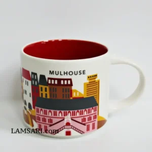 Starbucks Mulhouse France You Are Here Ceramic Cup Mug 14 Fl Oz