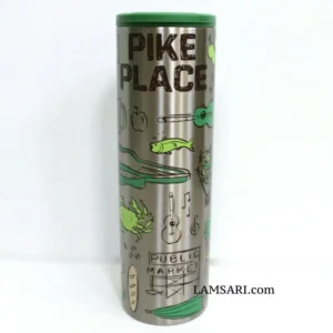Starbucks Pike Place Seattle Been There Series Stainless Steel Tumbler 16 Fl Oz