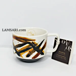 Starbucks 2014 Artisan Series Story of Roasting Ceramic Coffee Cup Mug 12 Fl Oz